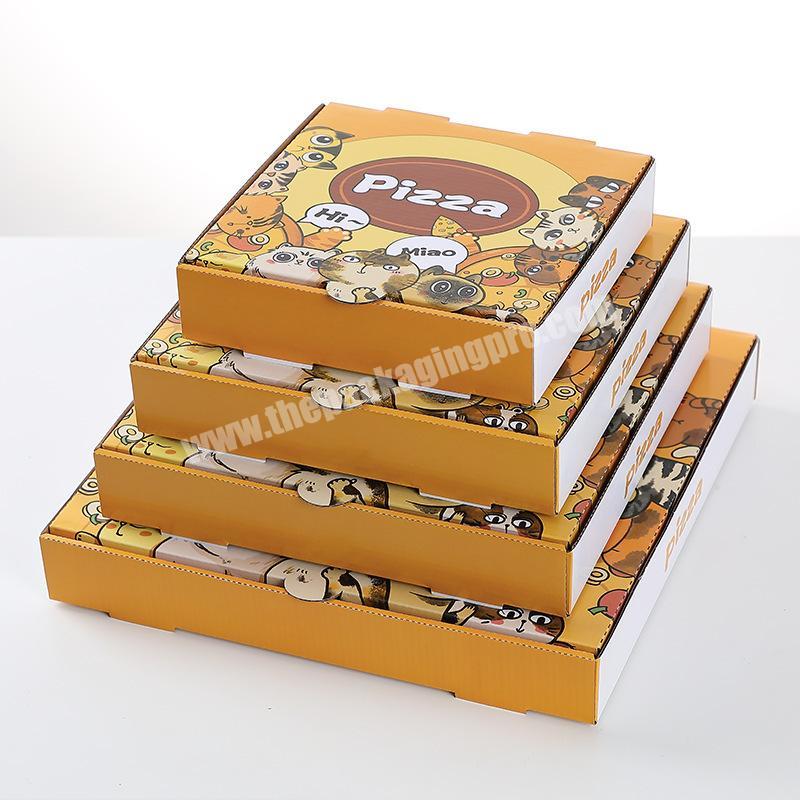 The lowest price pizza box custom printed pizza box packaging pizza box inside with factory prices