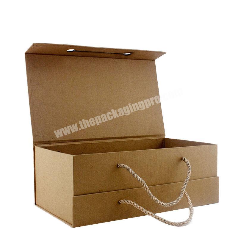 The newest kraft paper bag box gift fruit
