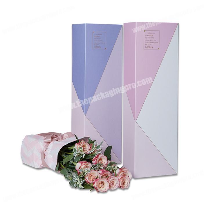 Thick paperboard Luxury large flower gift box packaging