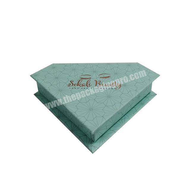 Top End Custom Size Printing Glitter Shinny Hard Strong Triangle Boxes With Logo Printing