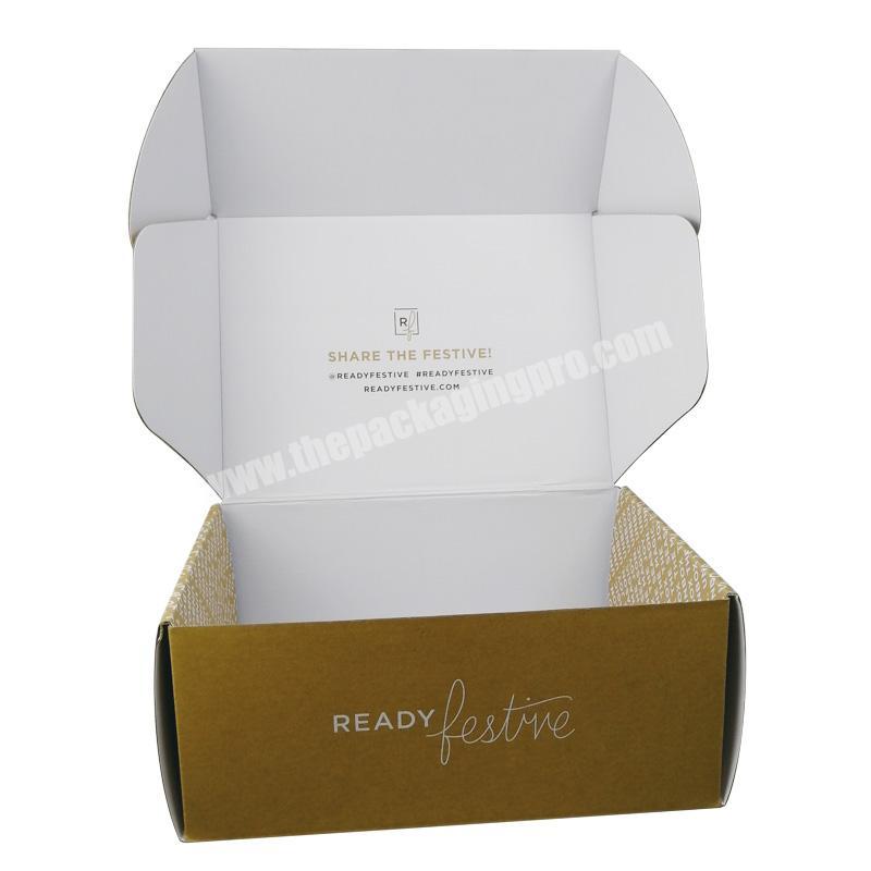 Top Quality Custom Corrugated Shoe Boxes With Logo Printed