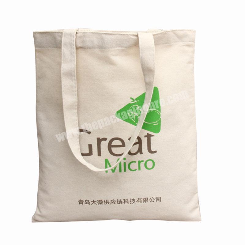 Wholesale Top quality custom logo cotton fabric packaging shopping bags in Wenzhou