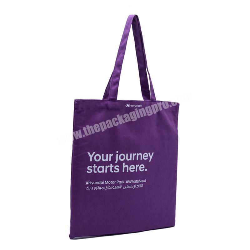 Supplier Top quality custom logo cotton fabric packaging shopping bags in Wenzhou