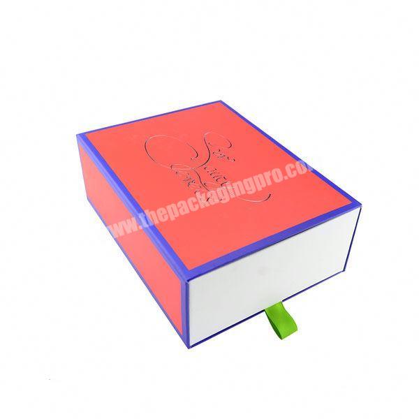 Top Quality Custom Printed Logo Paper Gift Packaging Box