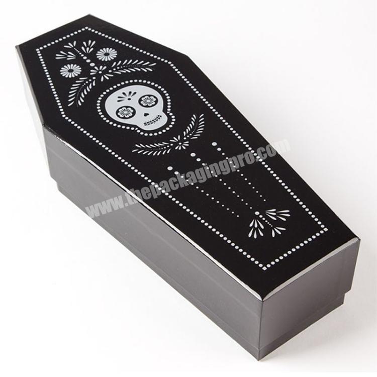 Top quality decorative cardboard coffin gift box wholesale