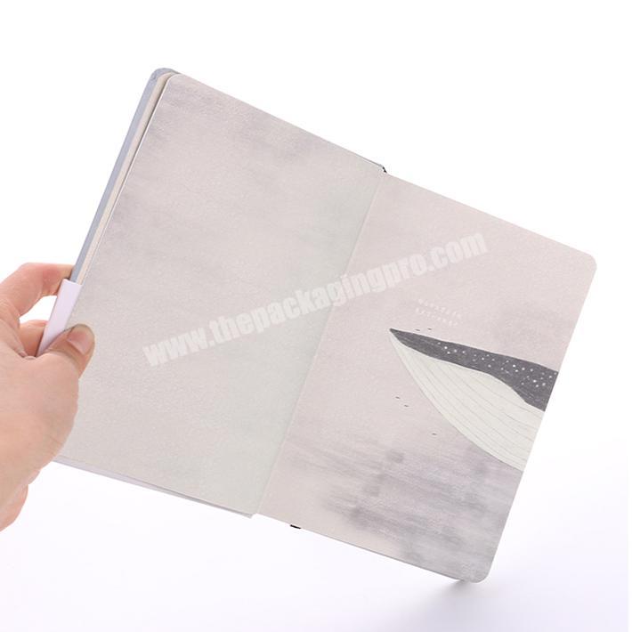 Top quality die cut customized logo printed recycled notebook