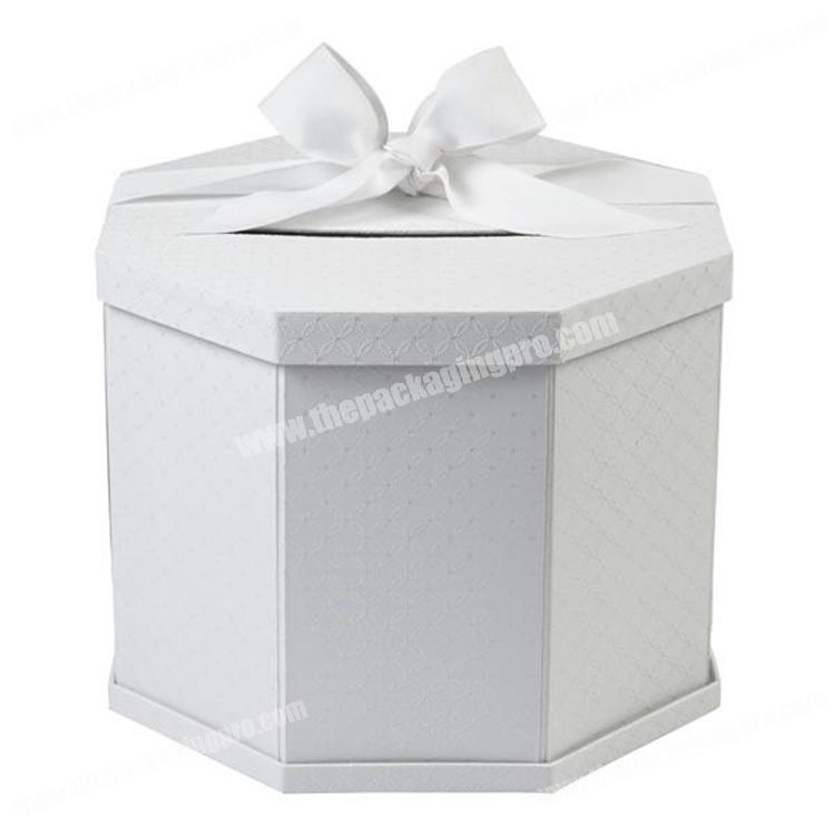 Top quality elegant white craft small paper chocolate gift box