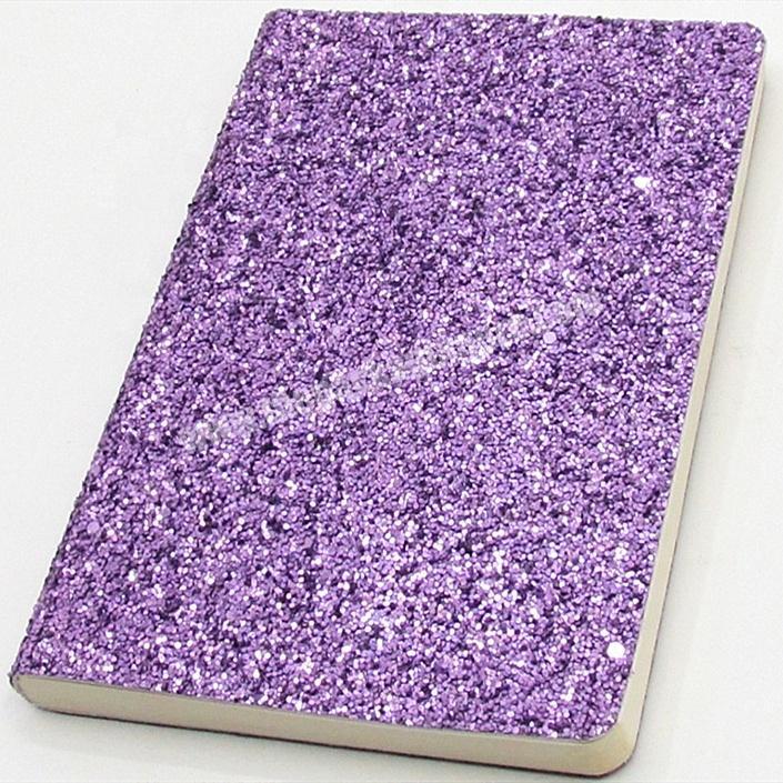 Top Quality Hardcover Diary Glitter Material Notebook For Girl Week Planner
