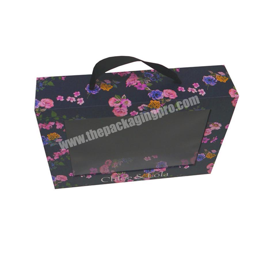top quality hot sale white clothing boxes custom printed