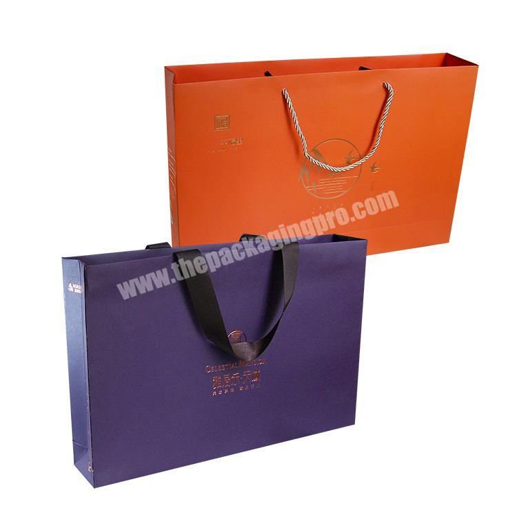 Top quality paper packaging christmas jewelry paper bag for gift packaging