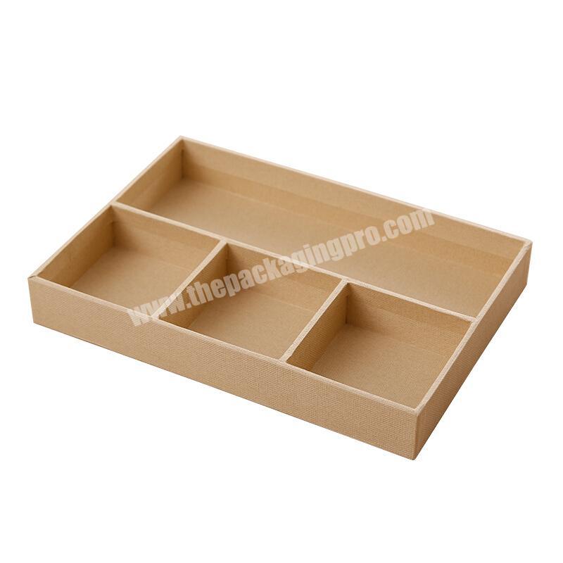 Top Sale Cheap Custom Size Kraft Paper Cardboard Embossing Paper Storage for Desk or Small Things