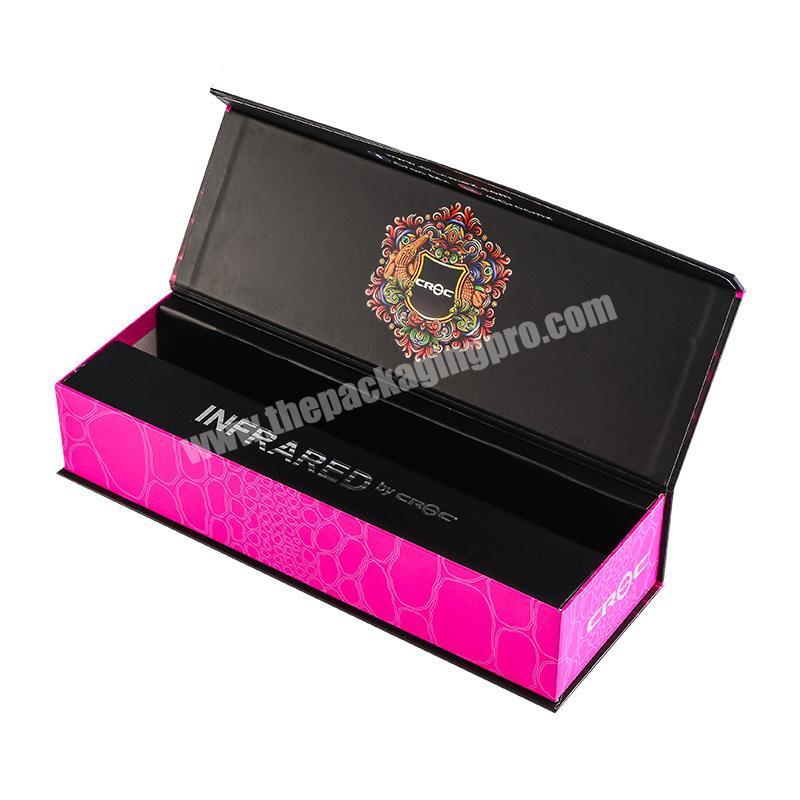Top Sale Rigid Custom Logo Luxury Hair Straightener Packaging Gift Box for Hair Tools Hair Curler