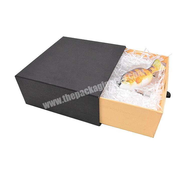 Top sales high quality logo printing the lovers' day gift foldable craft packaging drawer box for cosmetic candle wig dresses