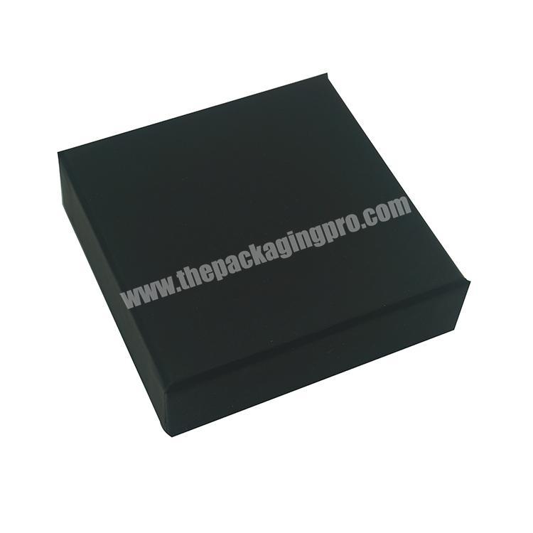 trade assurance luxury custom paper cardboard black premium packaging gift box with lid