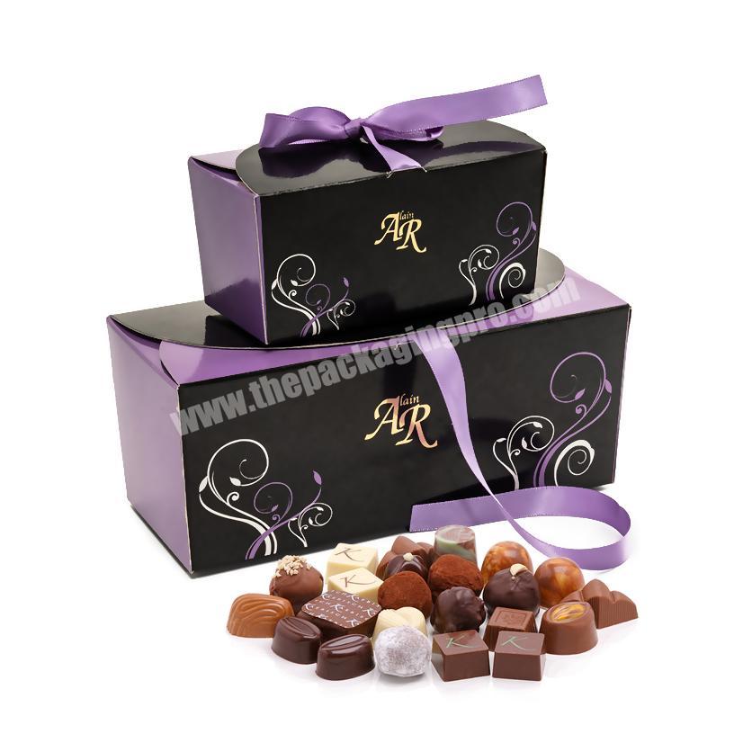 Trapezoid shape chocolate packaging box gift box of chocolate packaging for chocolate