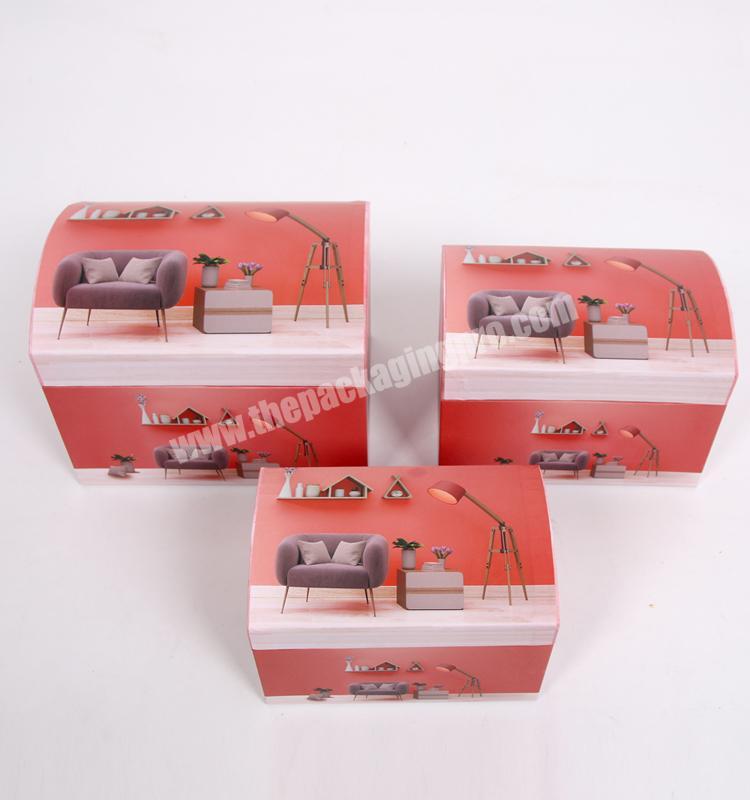 Wholesale Treasure Chest Gift Packaging Boxes 3PCS Set