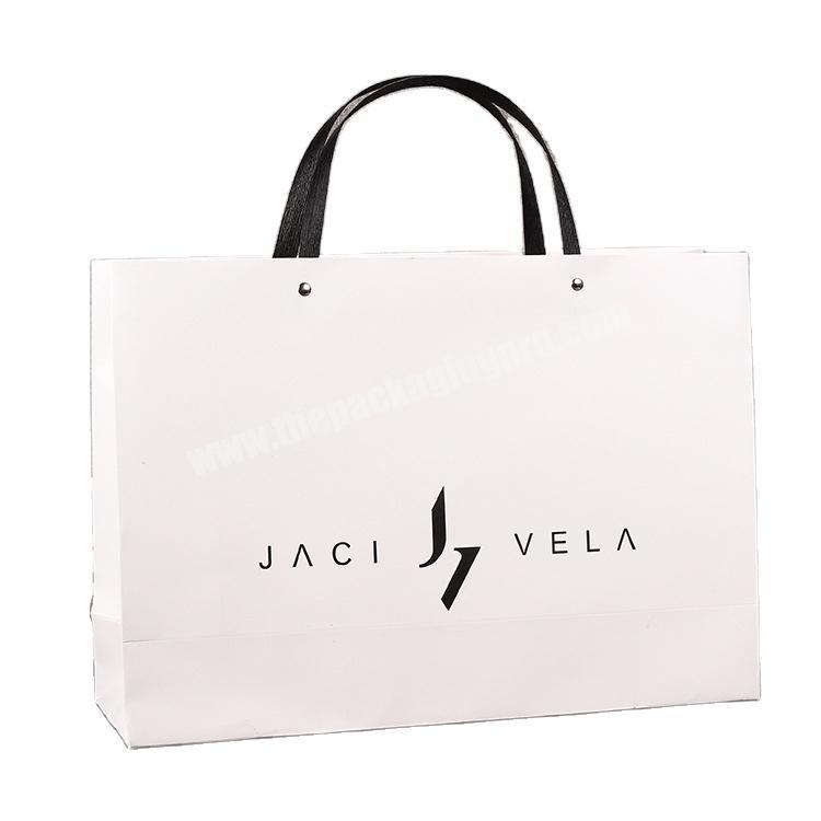 Trending hot products Portable white paper bag Hand gift bag Luxury gift gift bag