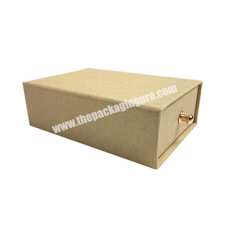 Trinket collection black box gift box  kraft paper top grade drawer box