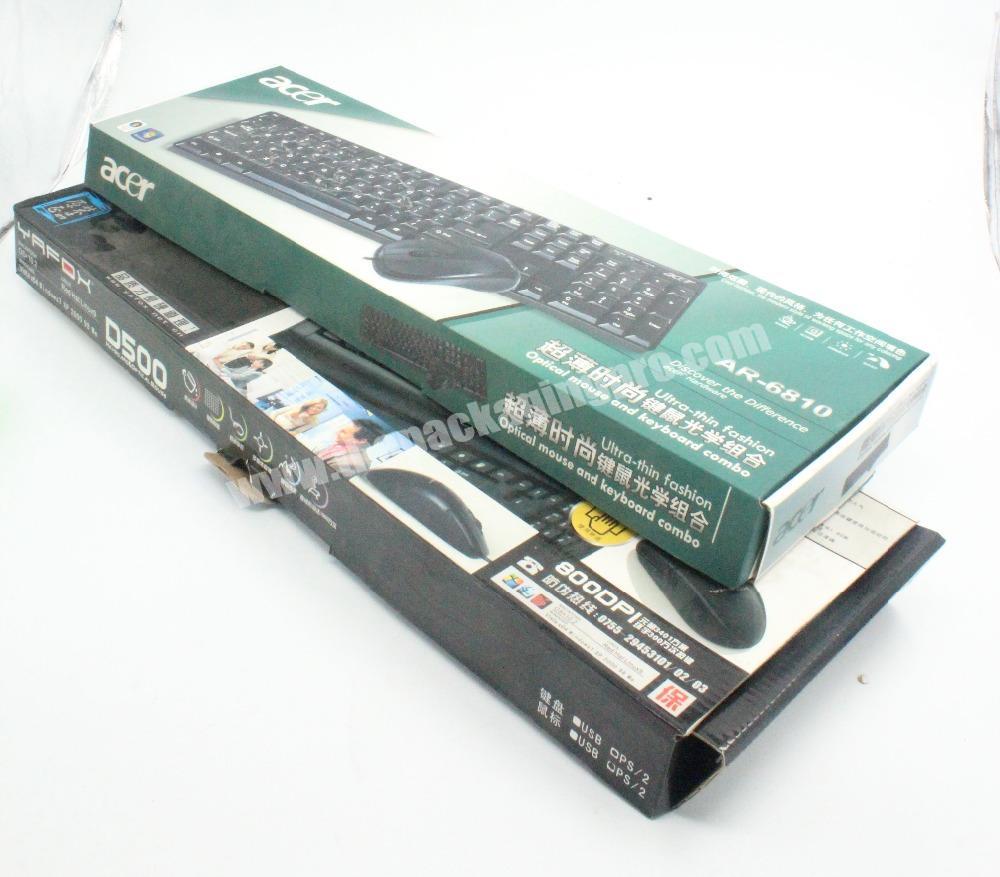 Tuck Top Custom Printed Corrugated Keyboard BoxOne-Batch Forming Box