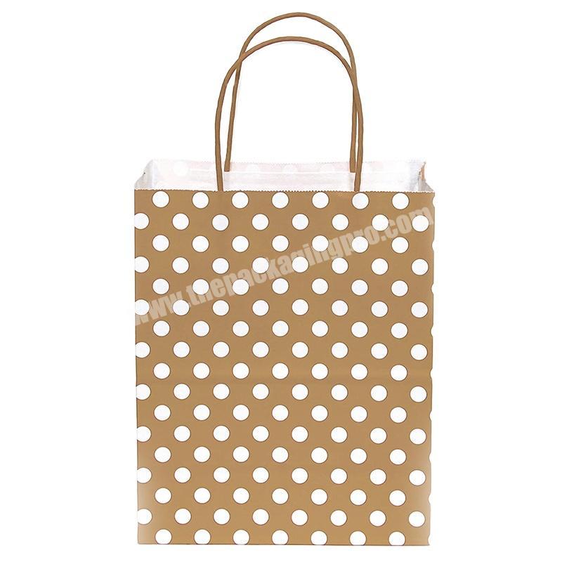 Twisted Handle Kraft Paper Cardboard Shopping Paper Bags For Promotion And Gift