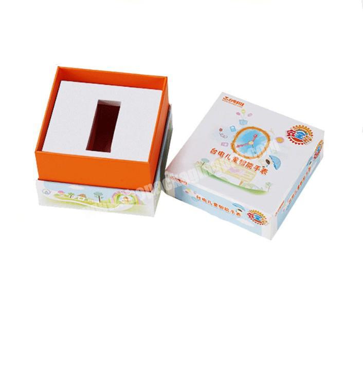 Two Layers Of Children's Beautiful Smartwatch Color Cardboard Paper Packaging Box