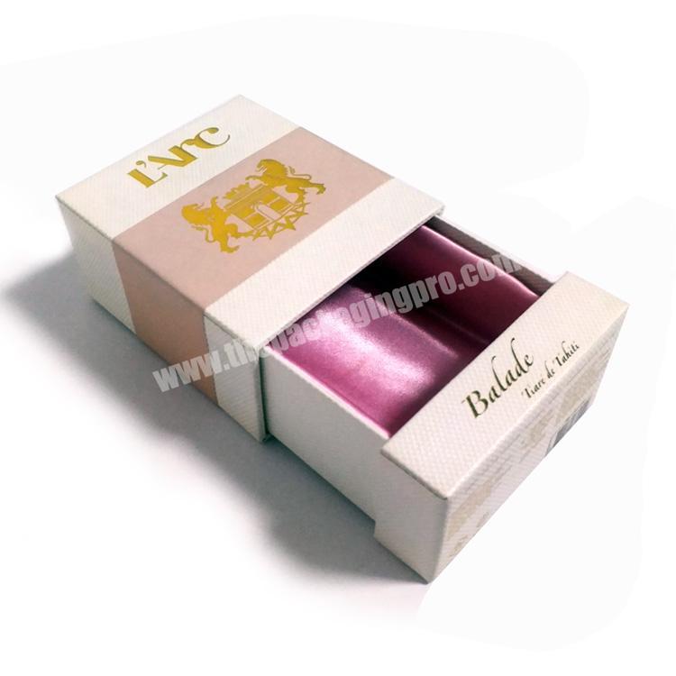Unique design empty cardboard perfume bottle sample packaging box luxury
