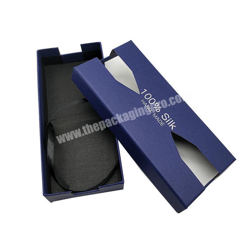 Unique design paper boxes for bow necktie packaging made in china