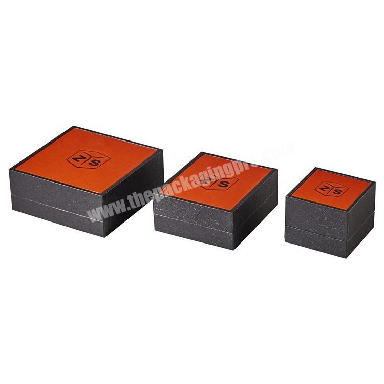 unique logo printed made cardboard paper jewelry boxes