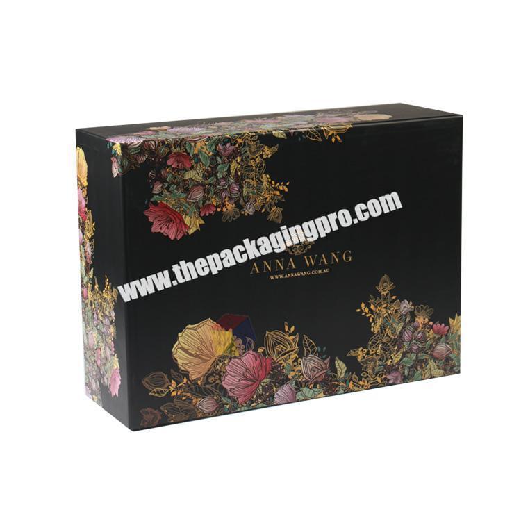 unique printing clothing packaging box luxury
