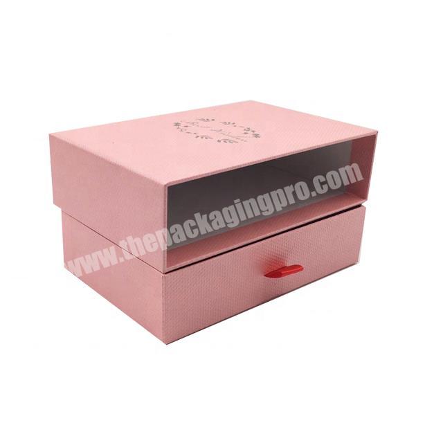 Unique Sliding Drawer Style Beauty Wig Box Custom Bundle Hair Packing Boxes Drawer Hair Box Packaging