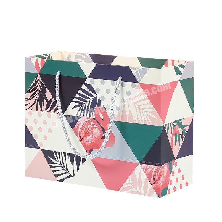 Universal packaging custom clothing shopping paper gift bag