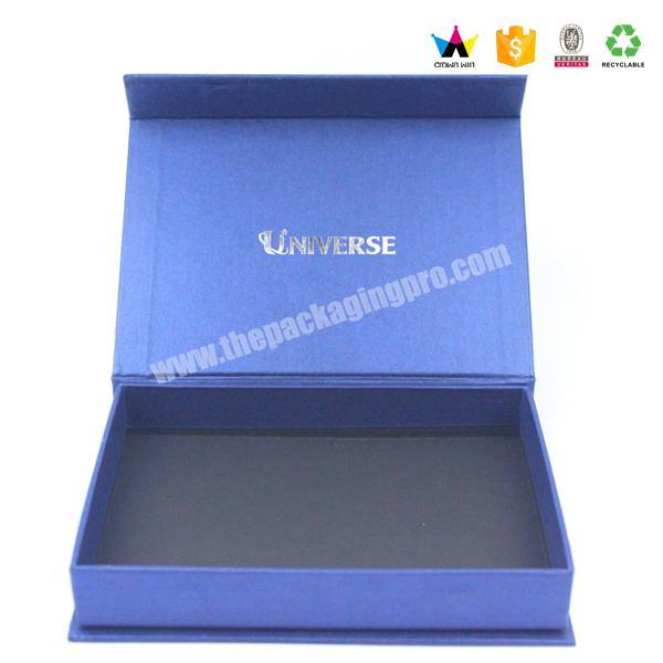 USB deviceCredit CardPen Blue Paper Box With Black EVA