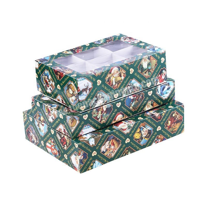 Various Size Paper Box With Card Insert For Christmas Gift Packaging Cardboard Boxes