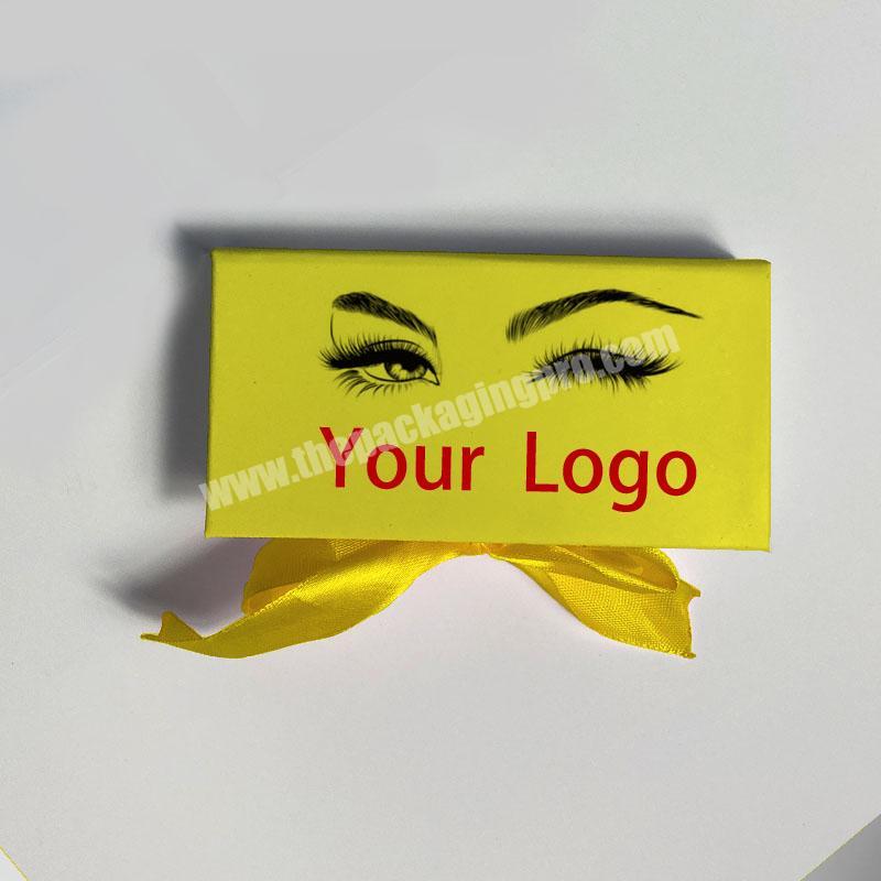 Vendor Custom Logo Eyelash Packaging Box Case