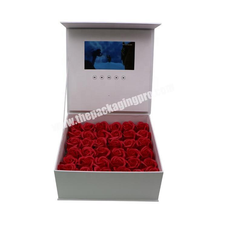 video magazine gift box lcd screen gift box for gifts business box