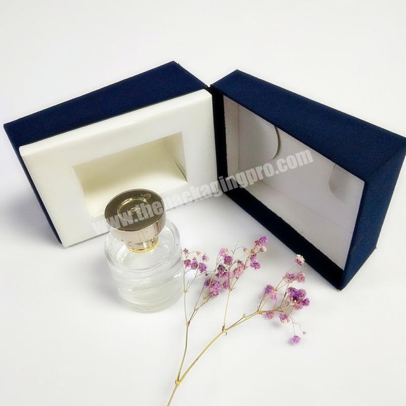 Vintage perfume folding box black gold customizable