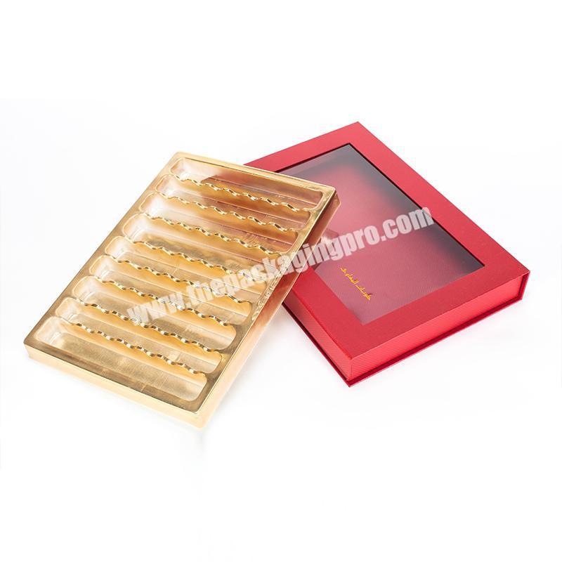 Visible Magnetic Jewelry Display Box Closure Gift box Cardboard Gift Box With Storage Case