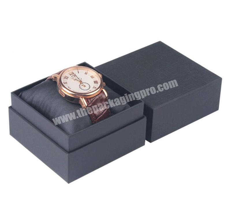 Watch boxes cases packaging professional manufacturer paper custom luxury watch box packaging with pillow