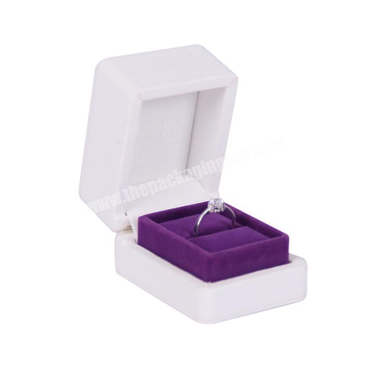 Webest custom logo ring bangle pendant PU leather jewellery jewelry packaging box