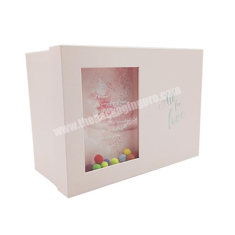 Wedding Box Gift Pink Invitation Box With Lid