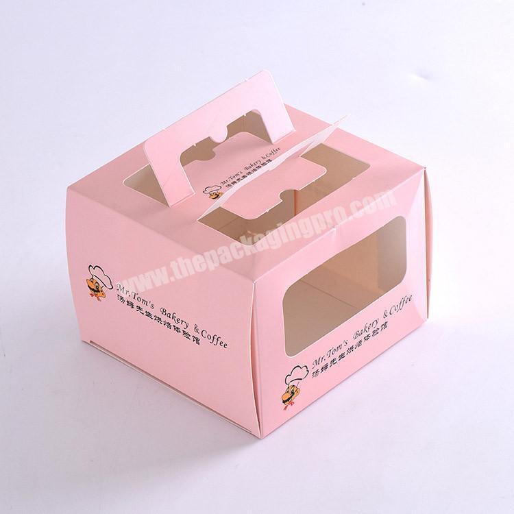 Wedding Cake Box Cheap Custom Print Cardboard Paper Cupcake Box For Sale