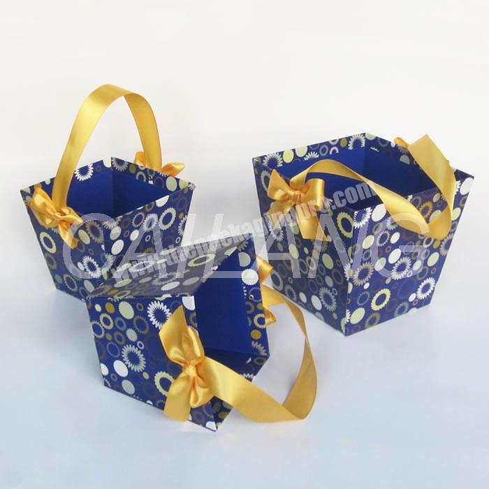Wedding gift pape box,wedding paper baskets