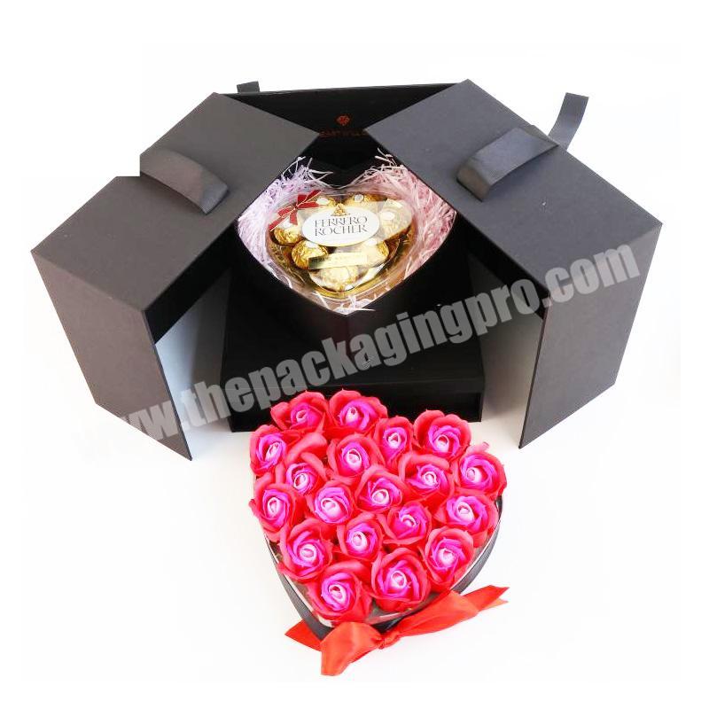Wedding valentine birthday propose Girl Friend Christmas packaging luxury Jewellery rose gift box