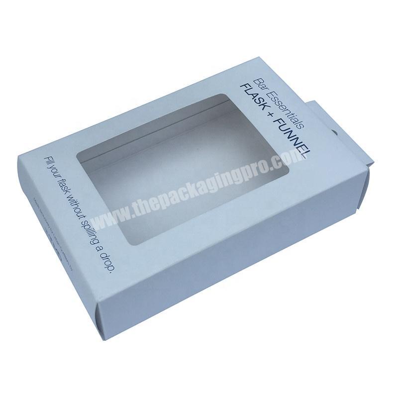 Well Designed white box with window packaging good price for sale