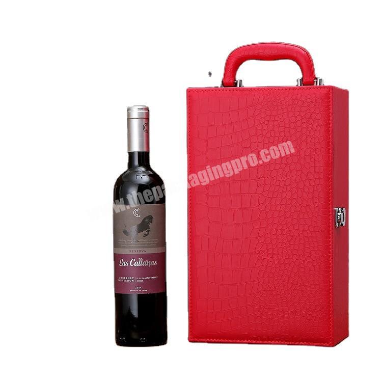 Well Designed wine box packaging wooden wine box 2 bottle wine glasses package box with cheapest price