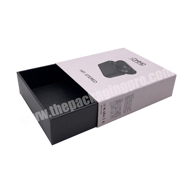 Well priced paper jewelry packaging marble box drawer boxes for hair extensions custom logo