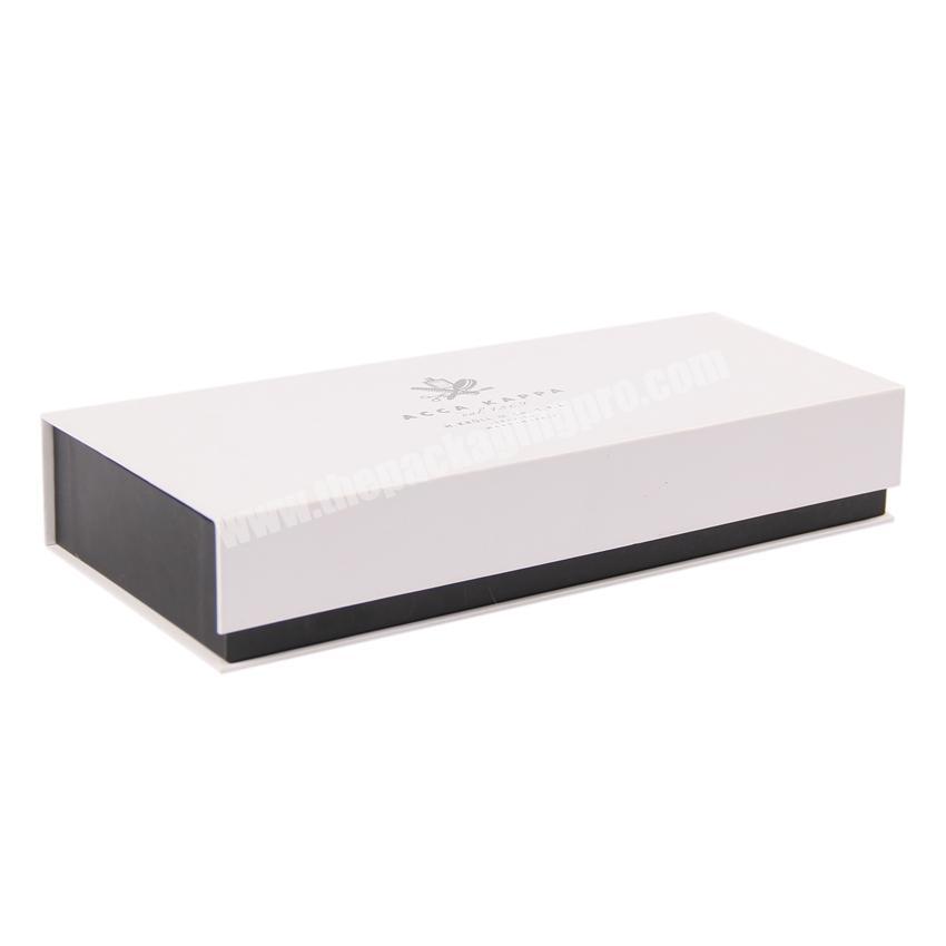 White 15ml bottle skin care packaging paper box with compartment