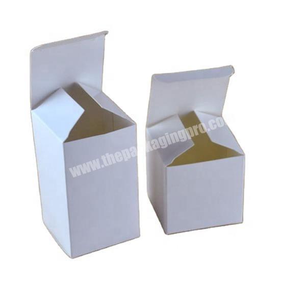 White blank candle paper box candle packaging box candle packing box