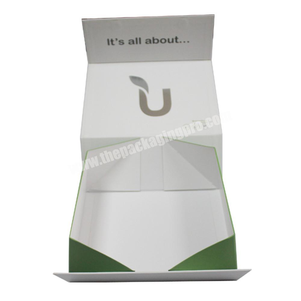 White Boxes Printed Logo Small Carton Flip Top Mail  Recycled Garment Luxury Package Box For Cosmetics