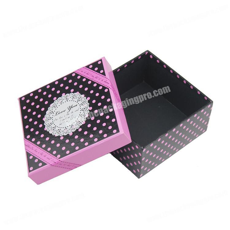 White Core  Paper Custom Made  Full Color Printing Two Piece Gift  Packaging Box